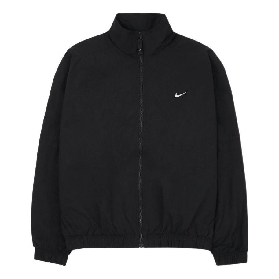 Vetrovka Nike Solo Swoosh Woven Track Jacket Čierna | DQ5201-010, 0