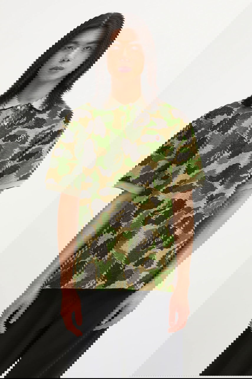 Polo tričko BAPE Camo Pile Jacquard Polo Shirt Rôznofarebný | 001POL301002M, 0