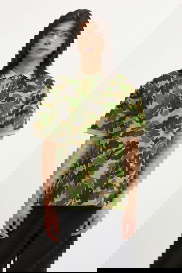 Polo tričko BAPE Camo Pile Jacquard Polo Shirt Rôznofarebný | 001POL301002M, 0