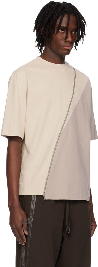 Tričko A-COLD-WALL* A-COLD-WALL* Spliced T-Shirt Šedá | ACWMTS211, 4