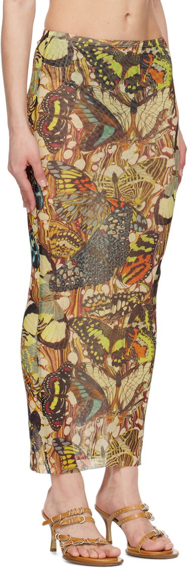 Sukňa Jean Paul Gaultier Gaultier Butterfly Print Maxi Skirt Rôznofarebný | 24/25-F-JU070-T545-1090, 1