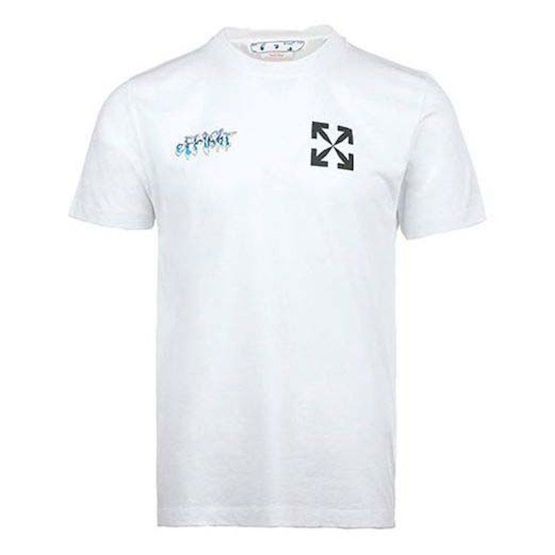 Tričko Off-White Classic Arrow Alphabet T-shirt White Biela | OMAA027S22JER0150110, 0