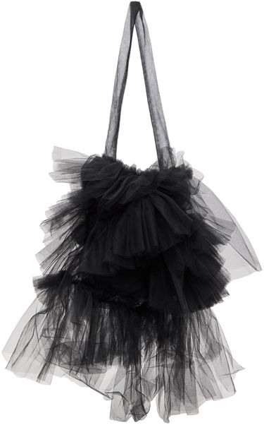 Tote bag Collina Strada Collina Strada Small Mist Tulle Tote Bag with Chains Čierna | XX9019, 2