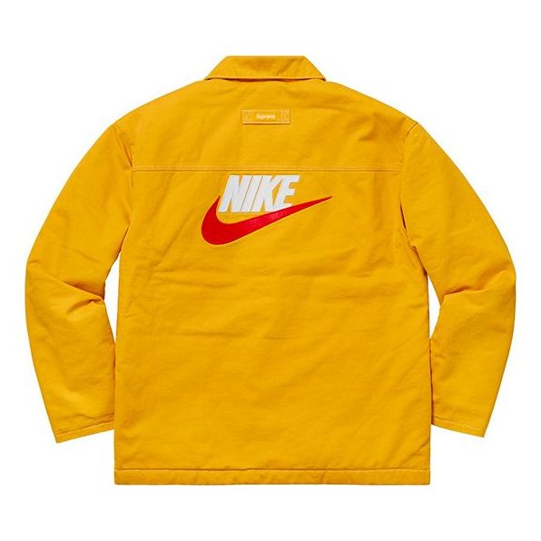 Bunda Supreme Nike x Supreme Double Zip Quilted Work Jacket Žltá | SUP-FW18-535
