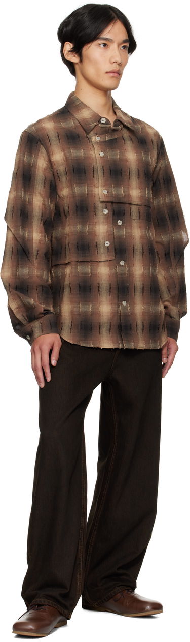 Košeľa Andersson Bell Andersson Bell Check Layered Shirt Hnedá | atb1337m, 3
