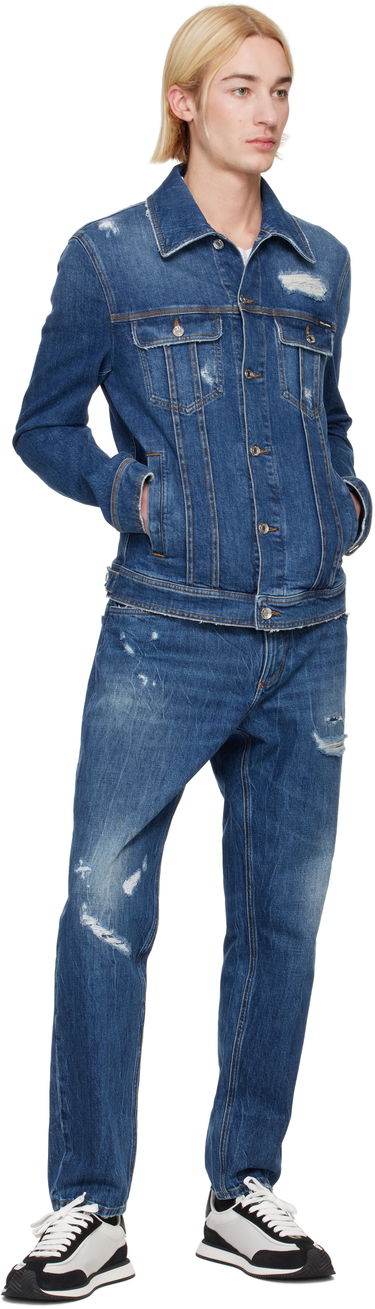 Džínsy Dolce & Gabbana Dolce&Gabbana Loose Fit Jeans Modrá | GYJDAZG8KE9, 3