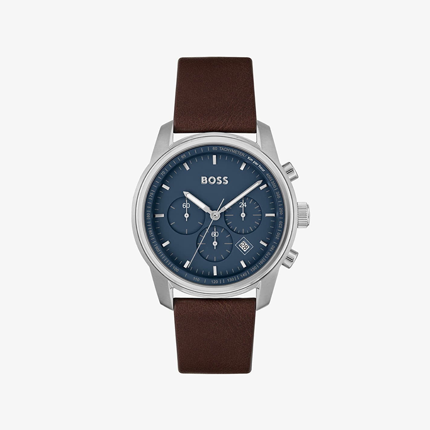 Hodinky BOSS Watch Trace Chronograph Tachymeter Metalická | 1514002, 1