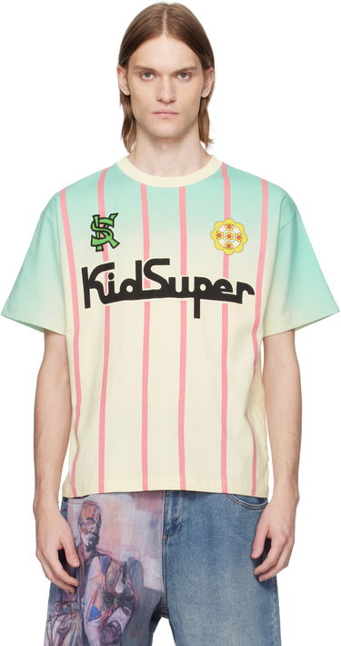 Tričko KidSuper KidSuper Soccer Jersey T-Shirt Žltá | SS25-TEE-07, 0