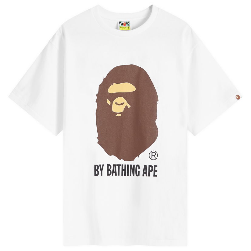 Tričko BAPE A Bathing Ape By T-Shirt Biela | 001TEK301002M-WHT