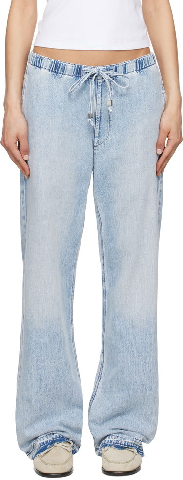 Džínsy rag & bone rag & bone Logan Ultra Featherweight Wide-Leg Jeans Modrá | WDD25S7009UFKI, 0