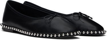 Starostlivosť o obuv Alexander Wang Alexander Wang Lina Ballchain Ballerina Flats Čierna | 30125F047, 3