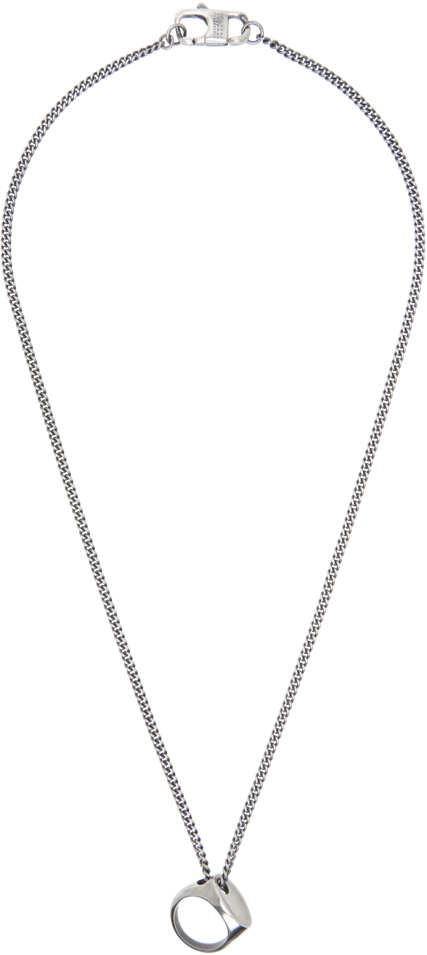 Náhrdelník Maison Margiela MM6 Maison Margiela Vintage Ring Pendant Necklace Metalická | SM7UU0078 P7356, 0