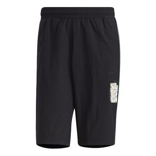 Šortky adidas Originals NEO Graphic Print Shorts Čierna | GP4833, 0