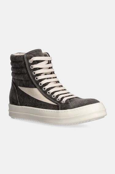 Tenisky a topánky Rick Owens Vintage High Sneaks Šedá | DS02D2810.MOLVS, 0