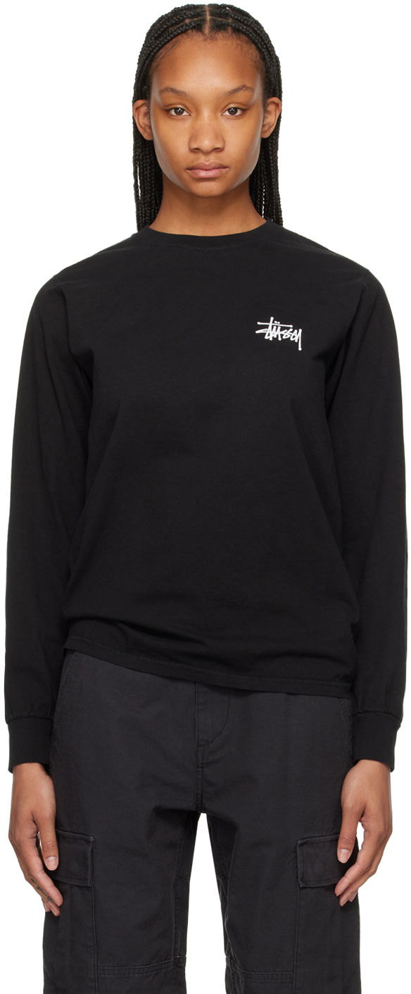 Tričko Stüssy Black Pigment-Dyed T-Shirt Čierna | 1995001