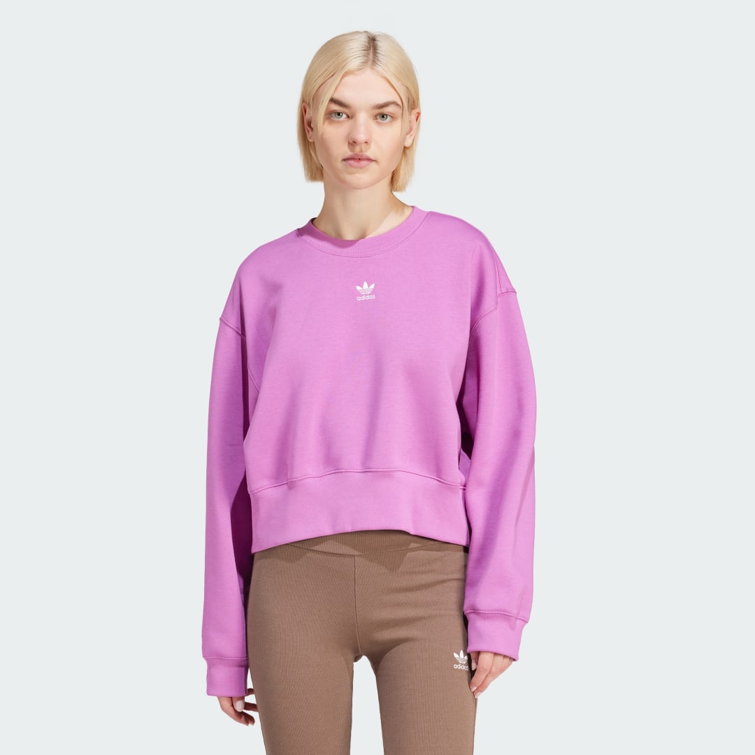 Sveter adidas Originals Adicolor Essentials Crew Ružová | IR5975, 1