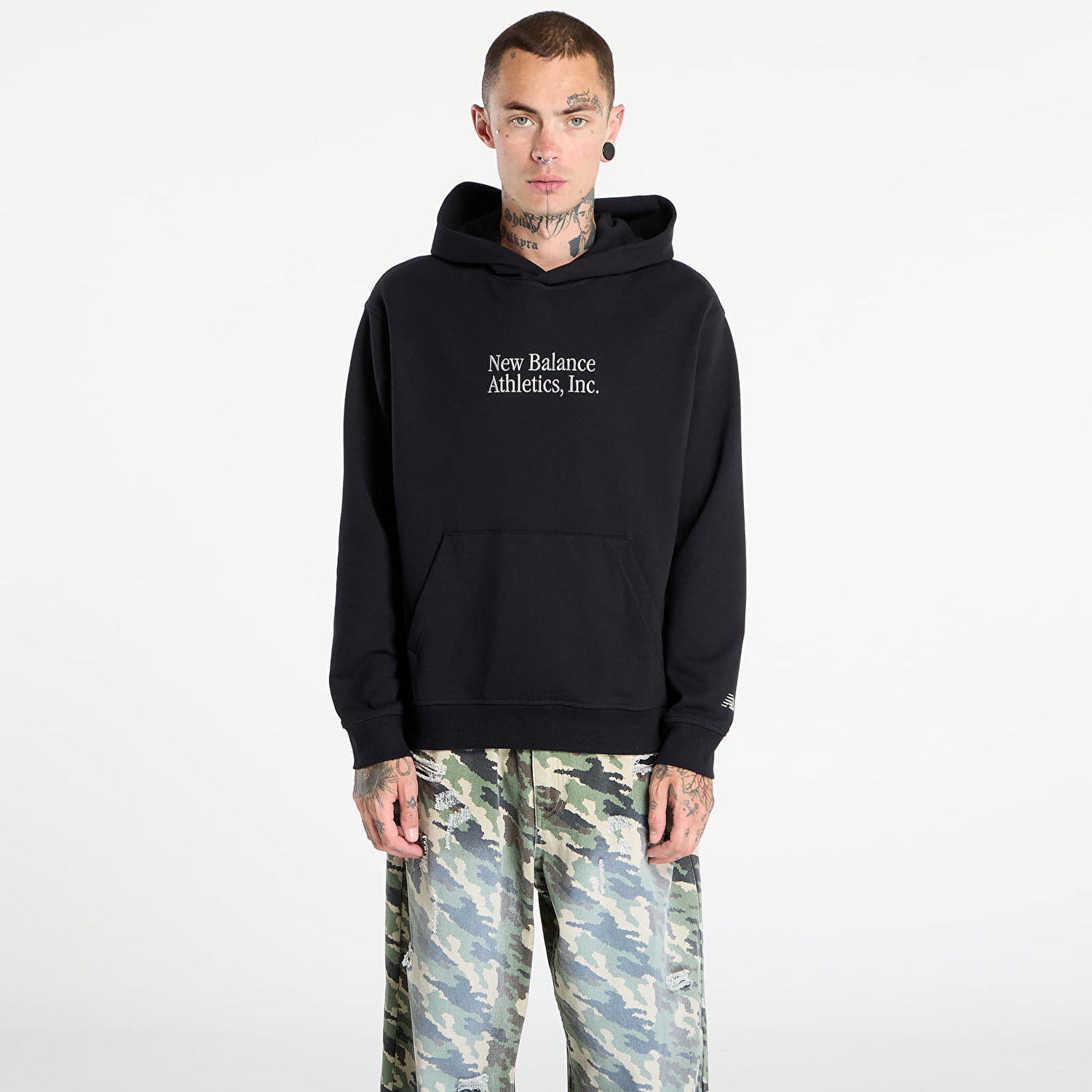 Mikina New Balance Athletics Classics Hoodie Čierna | MT53925BK, 0