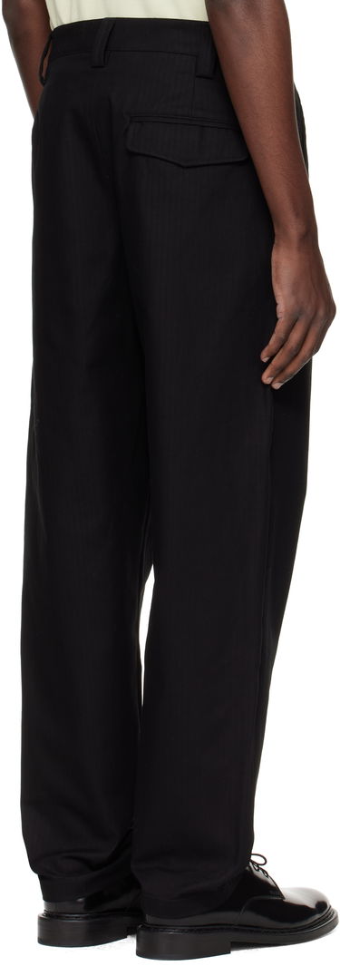 Nohavice A.P.C. A.P.C. Renato Pleated Trousers Čierna | COHHW-H08428, 2