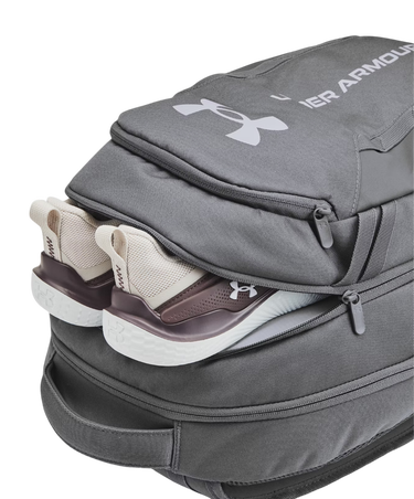 Batoh Under Armour Hustle 6.0 Backpack Šedá | 1384672-025, 4