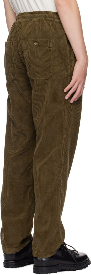 Nohavice ISABEL MARANT Isabel Marant Nirlen Corduroy Trousers Zelené | PA0468HA-B4G03H, 2