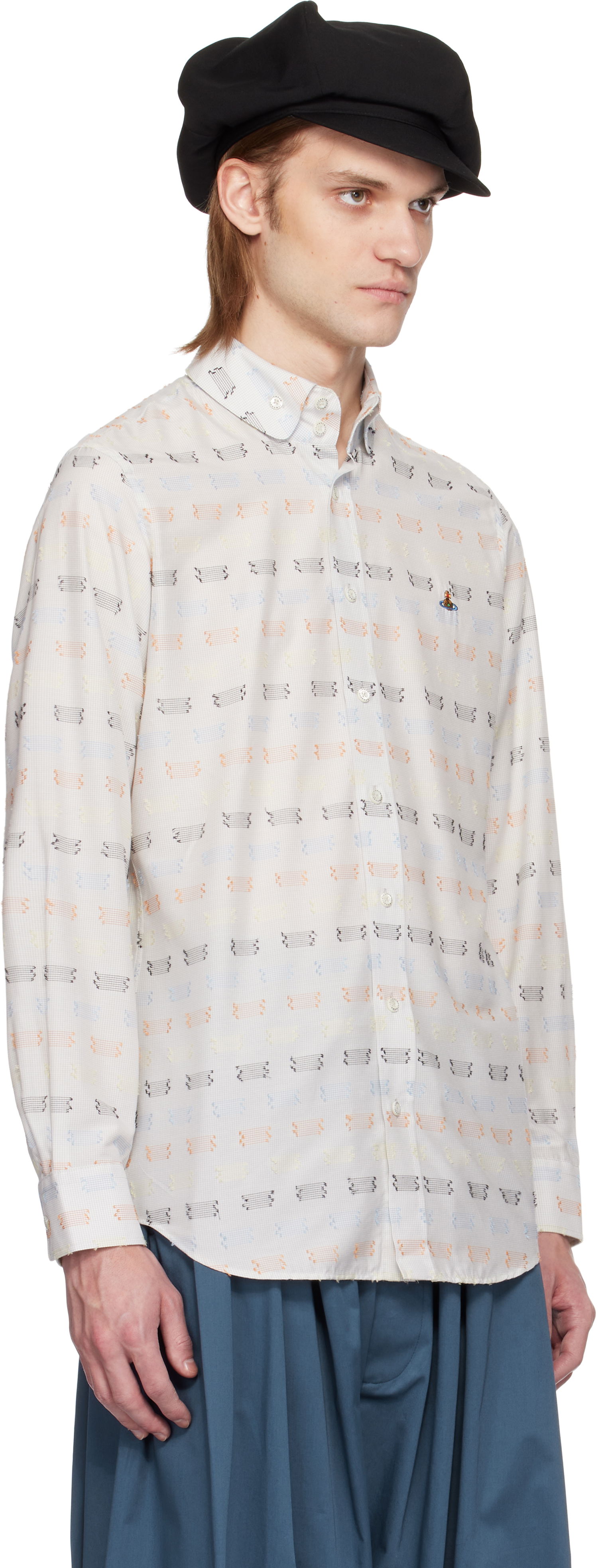 Košeľa Vivienne Westwood Vivienne Westwood Krall Two Button Shirt Biela | 24010005-W012W-, 1