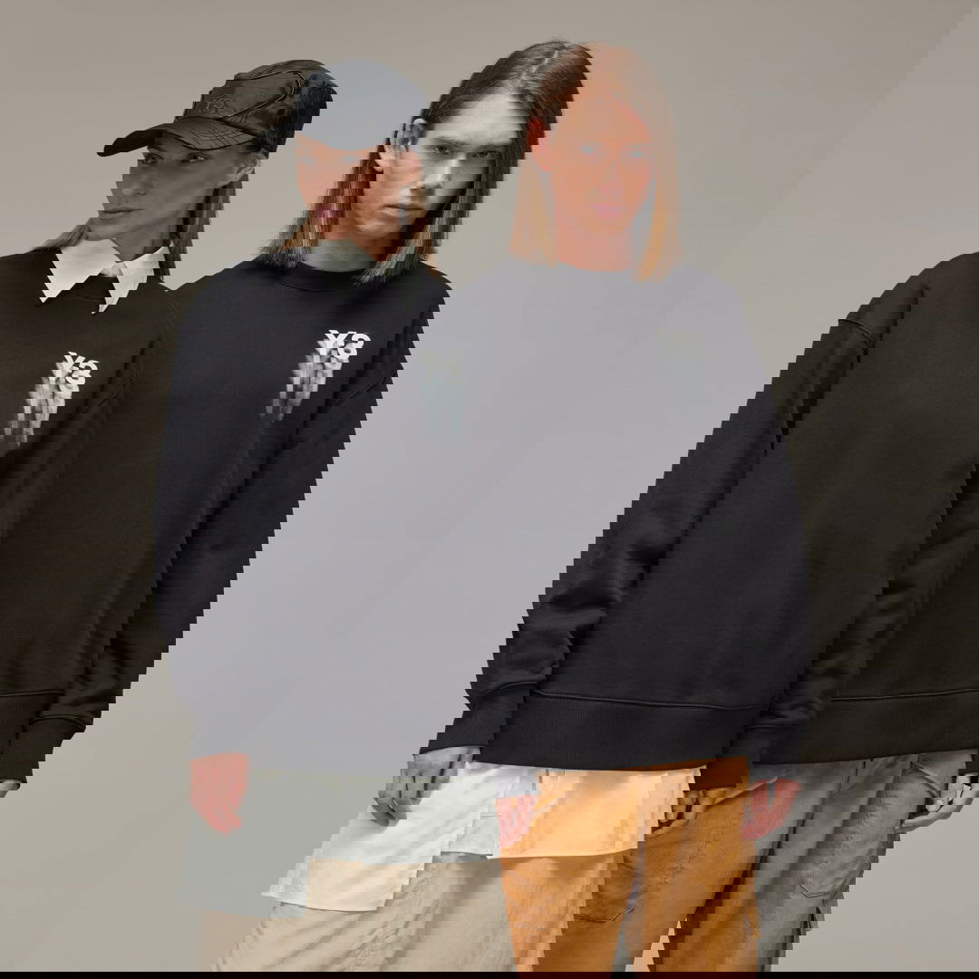 Mikina Y-3 Graphic Crew Sweat Čierna | IZ3171, 1