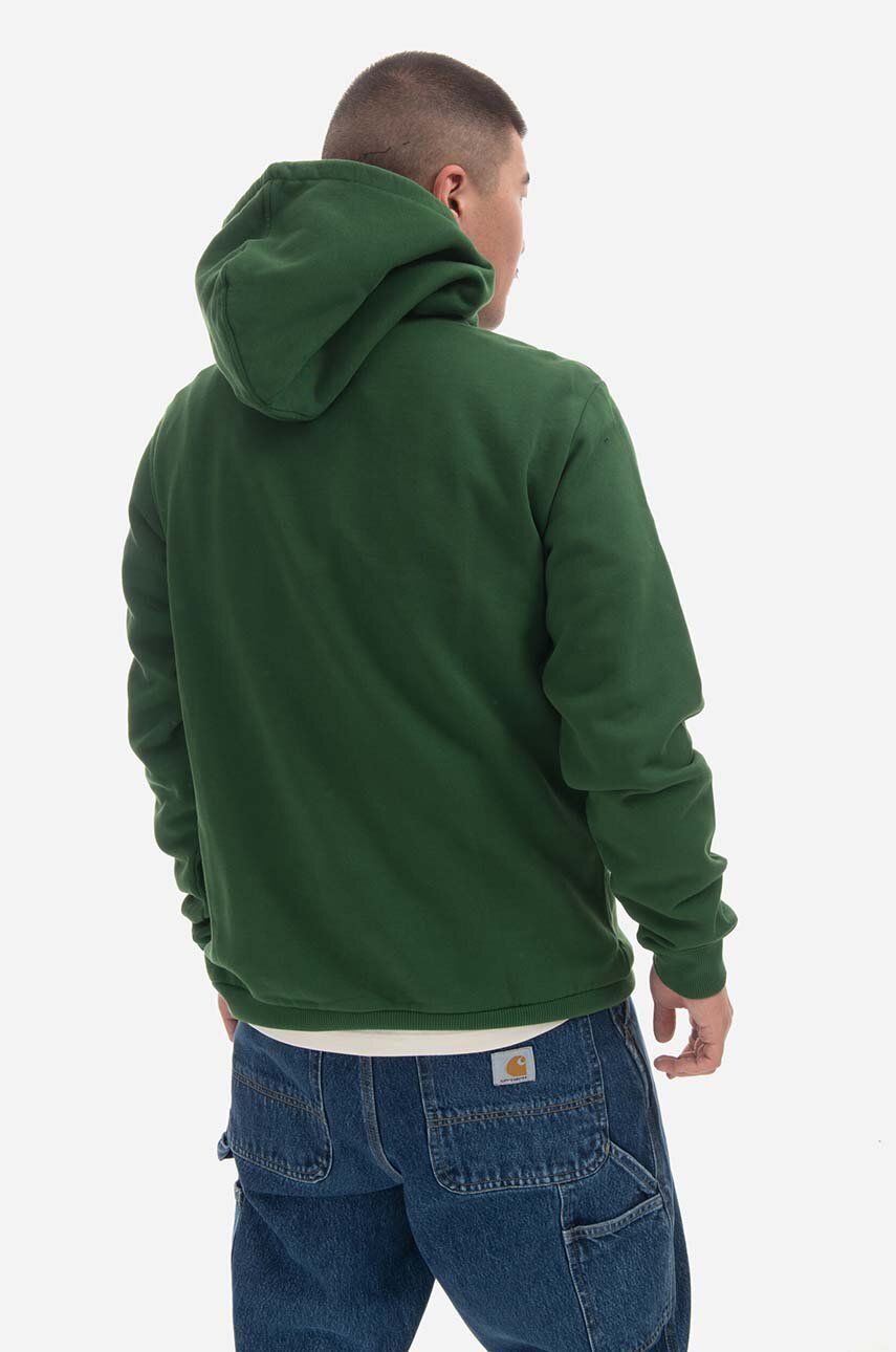 Mikina FJÄLLRÄVEN Hoodie With Print Zelené | F84144.678, 1