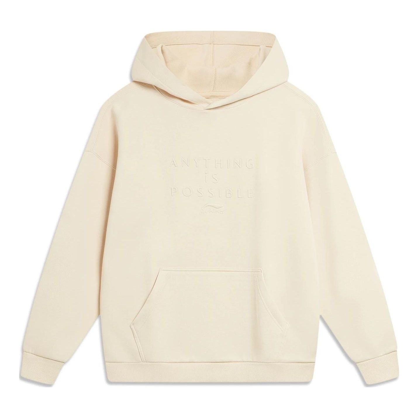 Mikina Li-Ning Anything Is Possible Hoodie Béžová | AWDT757-1, 0