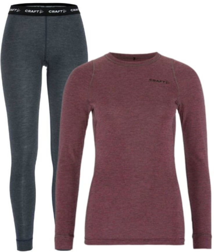 Ponožky Craft Craft Core Merino Wool Base Layer Set Vínová | 1909710-744200, 1