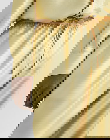 Nohavice Dolce & Gabbana Dolce & Gabbana Silk Twill Trousers Žltá | GVCRAZFU10SA0488, 3