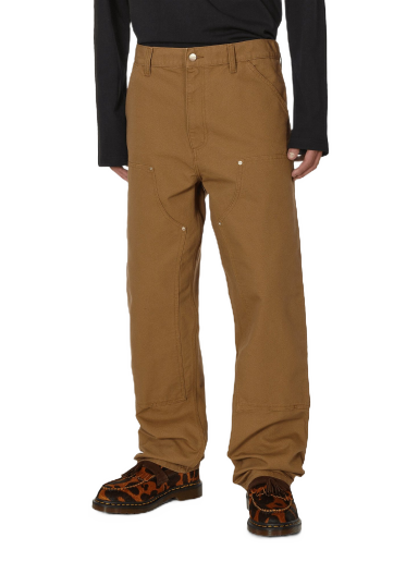 Nohavice a džínsy Carhartt WIP Double Knee Pants Hnedá | I031501 HZ02