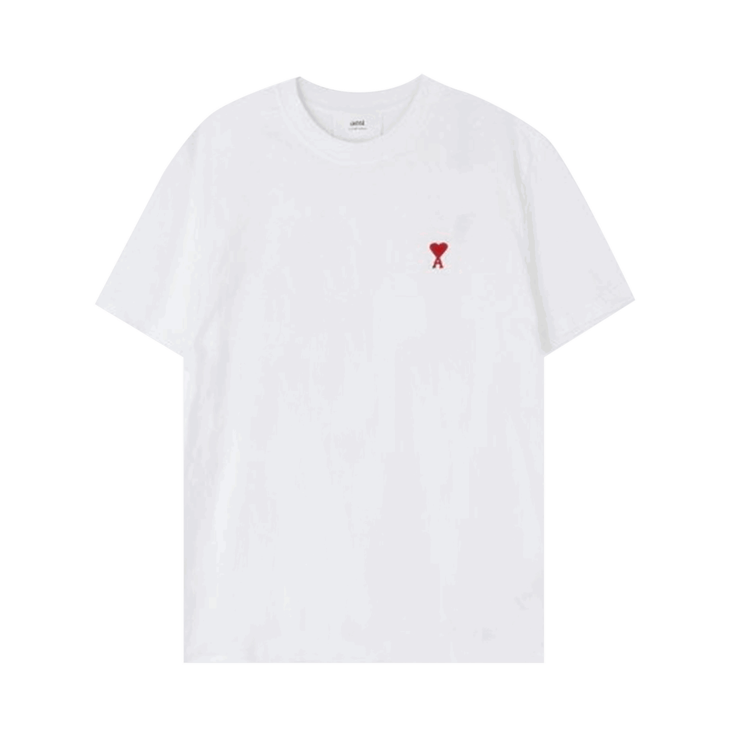 Tričko AMI T-Shirt Biela | BFUTS001 724 100, 0