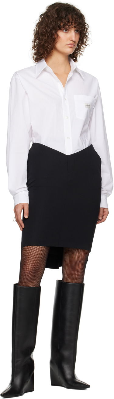 Košeľa Coperni Poplin Shirt Bodysuit Biela | COPCH45F2010, 4
