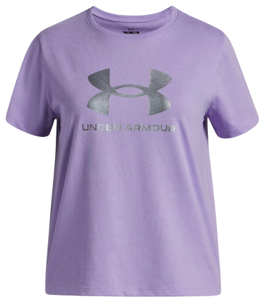Tričko Under Armour Rival Shimmer Short Sleeve T-Shirt Fialová | 6004129-538, 0