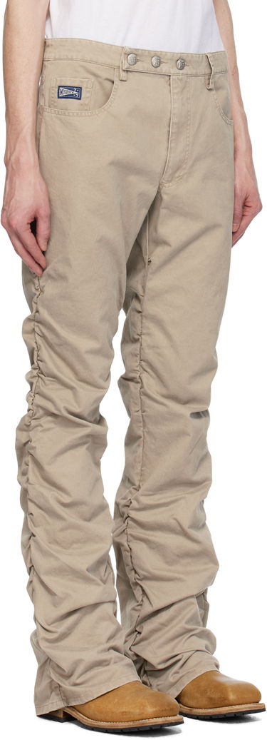 Džínsy MISBHV MISBHV Cotton Twill Stacked Trousers Béžová | 250M306, 1