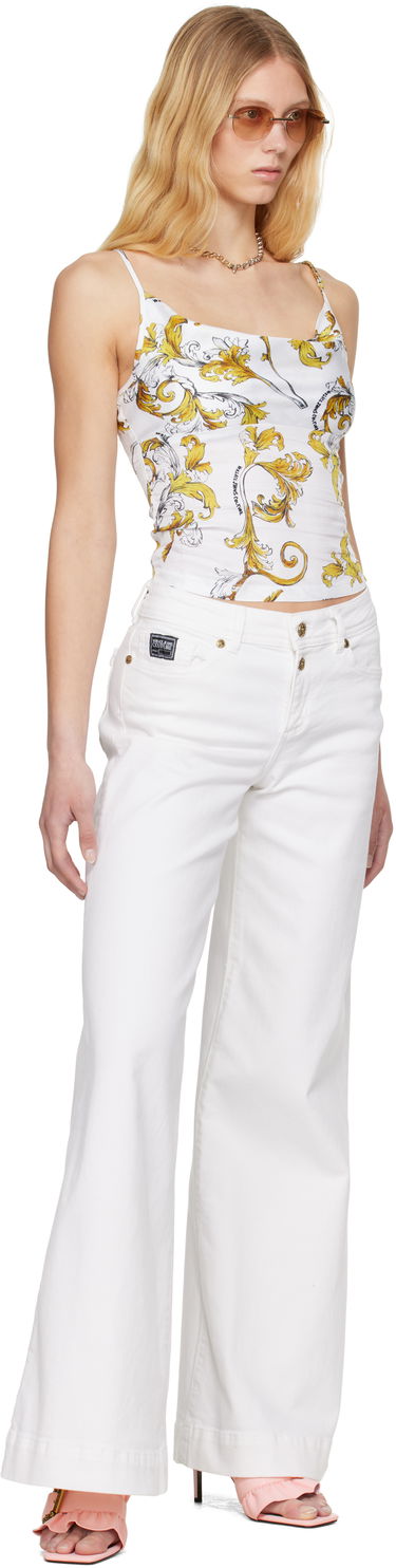 Starostlivosť o obuv Versace Versace Jeans Couture Baroque Buckle Emily Mules Ružová | E78VA3S70_E71570, 4