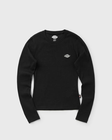 Tričko Dickies Gladeville Ribbed Long Sleeve T-Shirt Čierna | DK0A87QABLK1, 1
