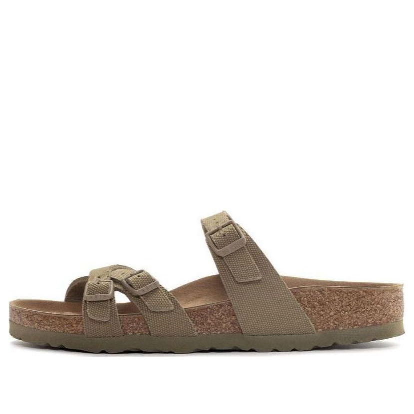 Tenisky a topánky Birkenstock Birkenstock Franca Vegan Narrow Fit Sandals Zelené | 1024094