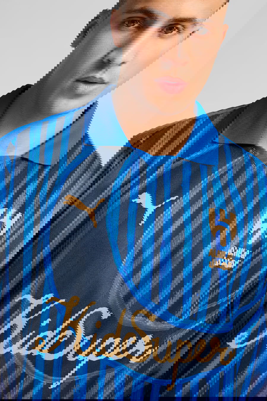 Dres Puma Al Hilal KidSuper Retro Long Sleeve Jersey Modrá | 606849-14, 1