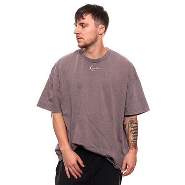 Tričko Karl Kani Small Signature Heavy Jersey Washed Boxy Tee Šedá | KK6069113, 0