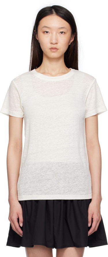 Tričko Baserange Baserange Sevinc T-Shirt Biela | TOST-JL-SU25, 0