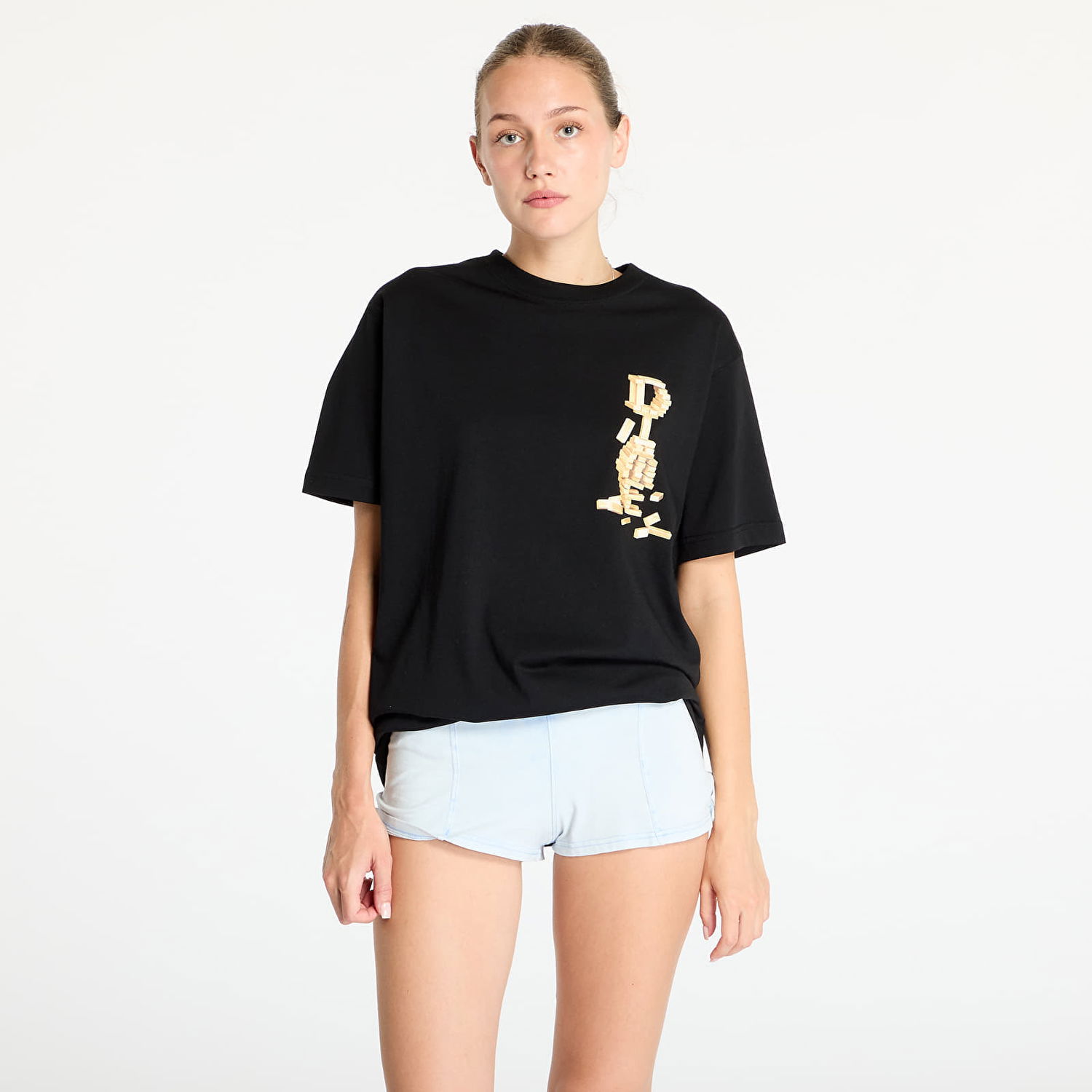 Tričko Dime Blocks T-Shirt UNISEX Black Čierna | DIMESU2436BLK, 1