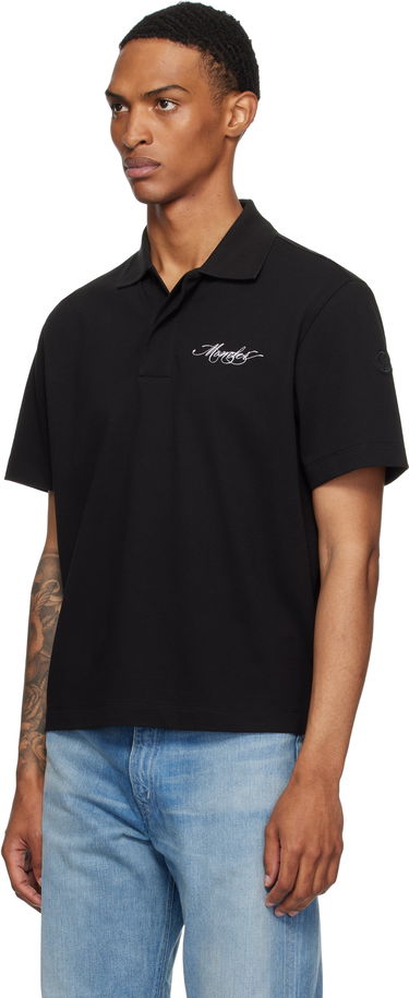 Polo tričko Moncler Moncler Archivio Creativo Polo Čierna | K20918A0001089A16, 3