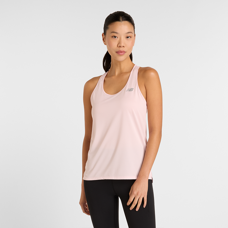 Tielko New Balance Women's Pink Running Tank Top Ružová | NBWT41220RSG, 0