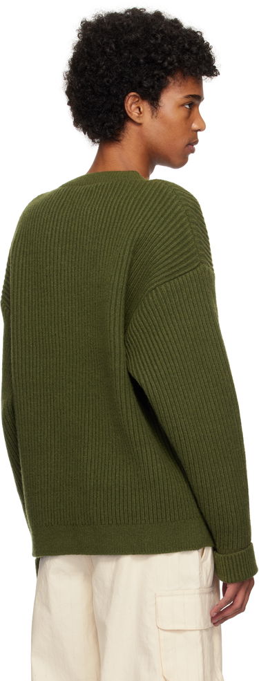 Sveter WTAPS WTAPS Deck Knit Sweater Zelené | 242MADT-KNM06, 2