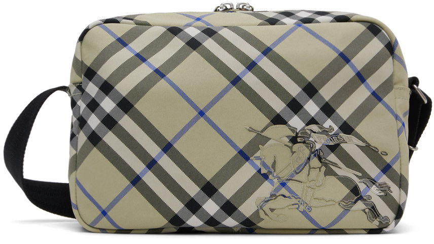 Taška cez rameno Burberry Burberry Check Crossbody Bag Béžová | 8091335, 0
