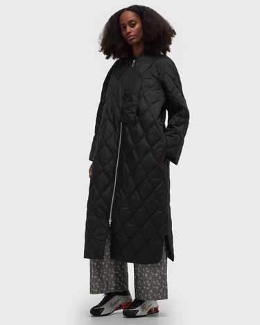 Pláštenka GANNI GANNI Ripstop Quilted Coat Čierna | F7327-099, 1