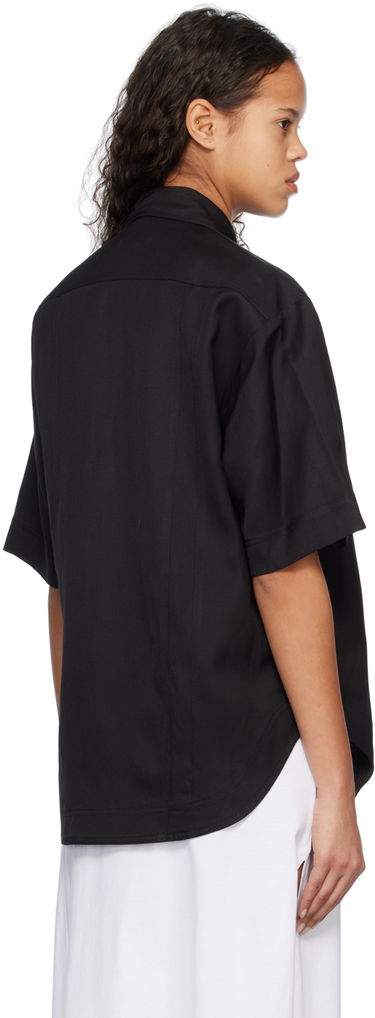 Košeľa Loulou de Saison Loulou de Saison Moheli Short Sleeve Shirt Čierna | MOHELI, 2