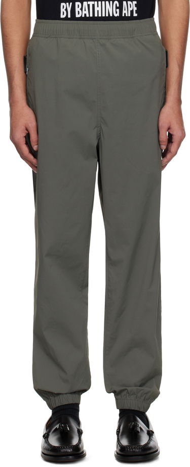 Tepláky AAPE by A Bathing Ape AAPE by A Bathing Ape 'AAPE Now' Woven Sweatpants Zelené | AAPPTMB664XXOKHE, 0
