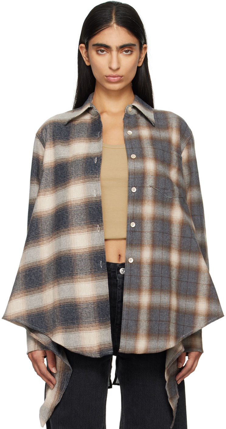Košeľa OUR LEGACY Apron Shirt Modrá | W4242AD, 0